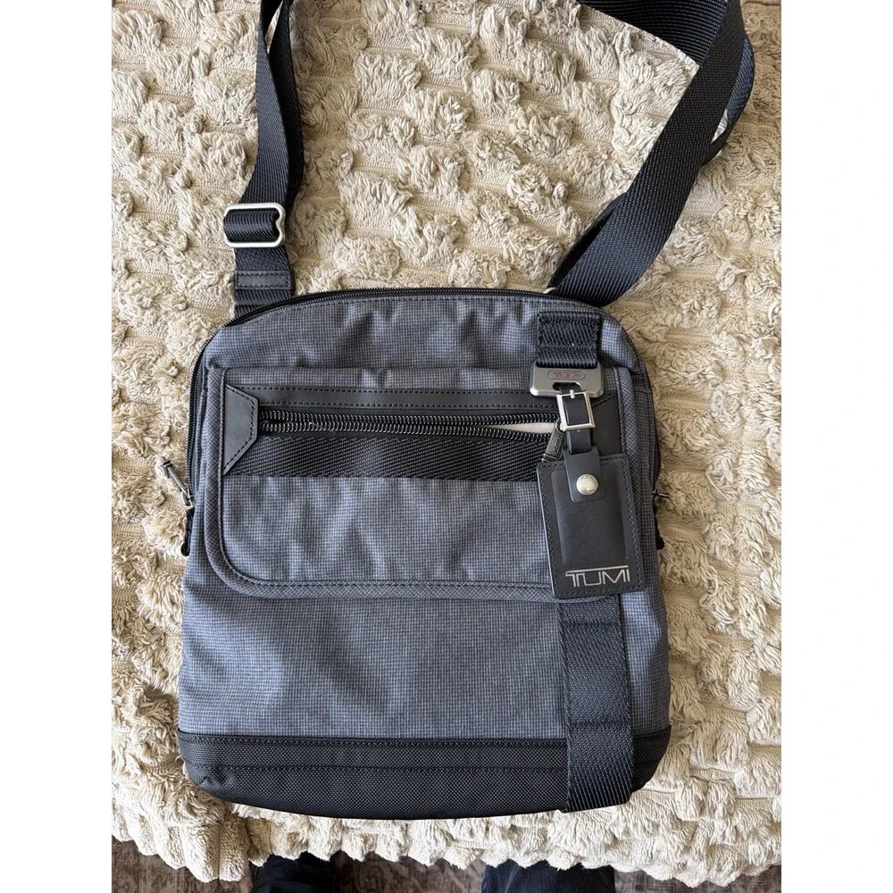 TUMI Eastern Zip Top Flap Crossbody | Gray | $275 | NWOT